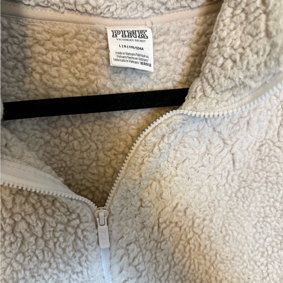 Victoria's Secret Pink Cream Sherpa Jacket - Picture 3 of 5